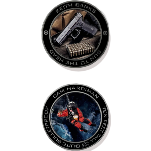 2 Authors Challenge Coin - Limited Edition. Postage included.